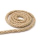 Gruesa cuerda de cáñamo de 1 metro