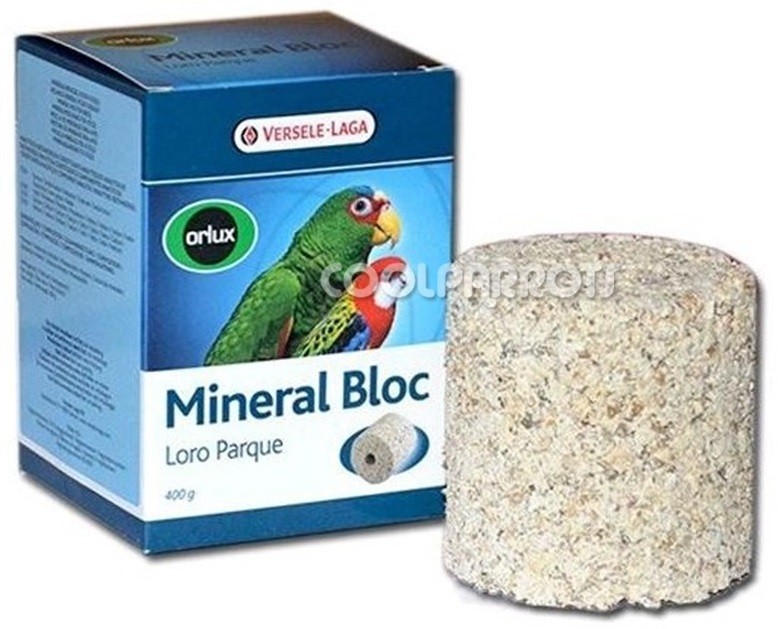 Bloque mineral Loro Parque 400 grs