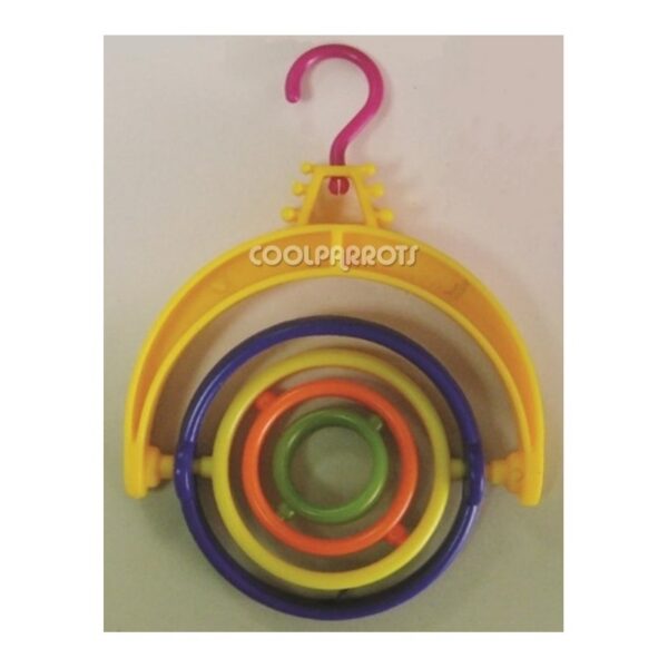 Colgador multicolor para pequeñas aves