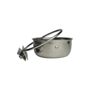 Comedero bebedero de acero inox quick-lock...