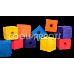 Cubo de madera de gran tamaño de 5 cm