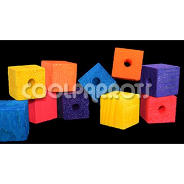 Cubo de madera de gran tamaño de 5 cm