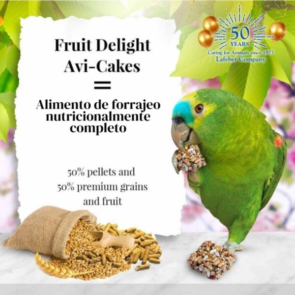 Delicias de fruta Lafeber Avi Cakes para loros - Imagen 3