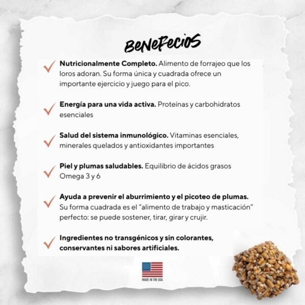 Delicias Lafeber Avi Cakes Clasic para pequeñas aves - Imagen 2
