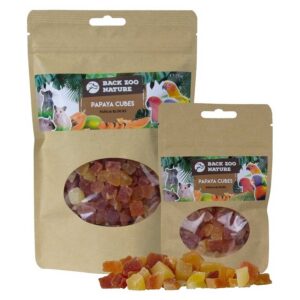 Frutas deshidratadas papaya (2 tamaños)