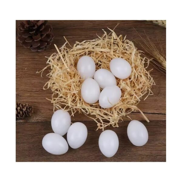 Huevos de plástico tamaño paloma