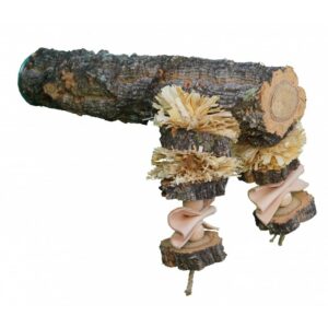 Natural Shredding Corky Toy Perch