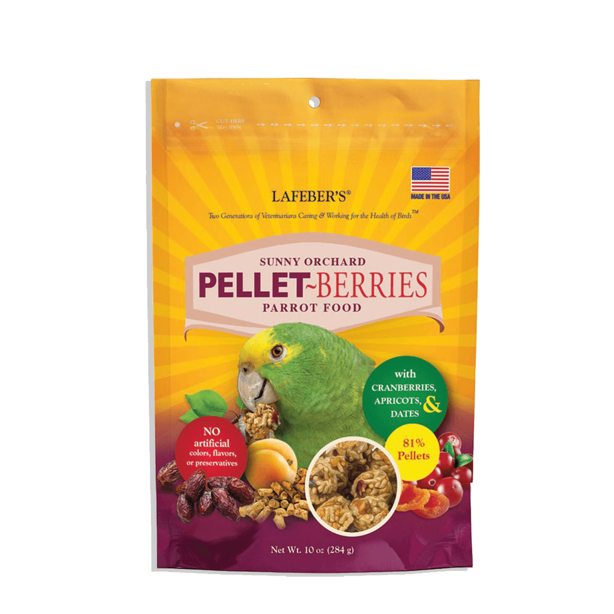 Lafeber pellet-berries para loros 284 grs.