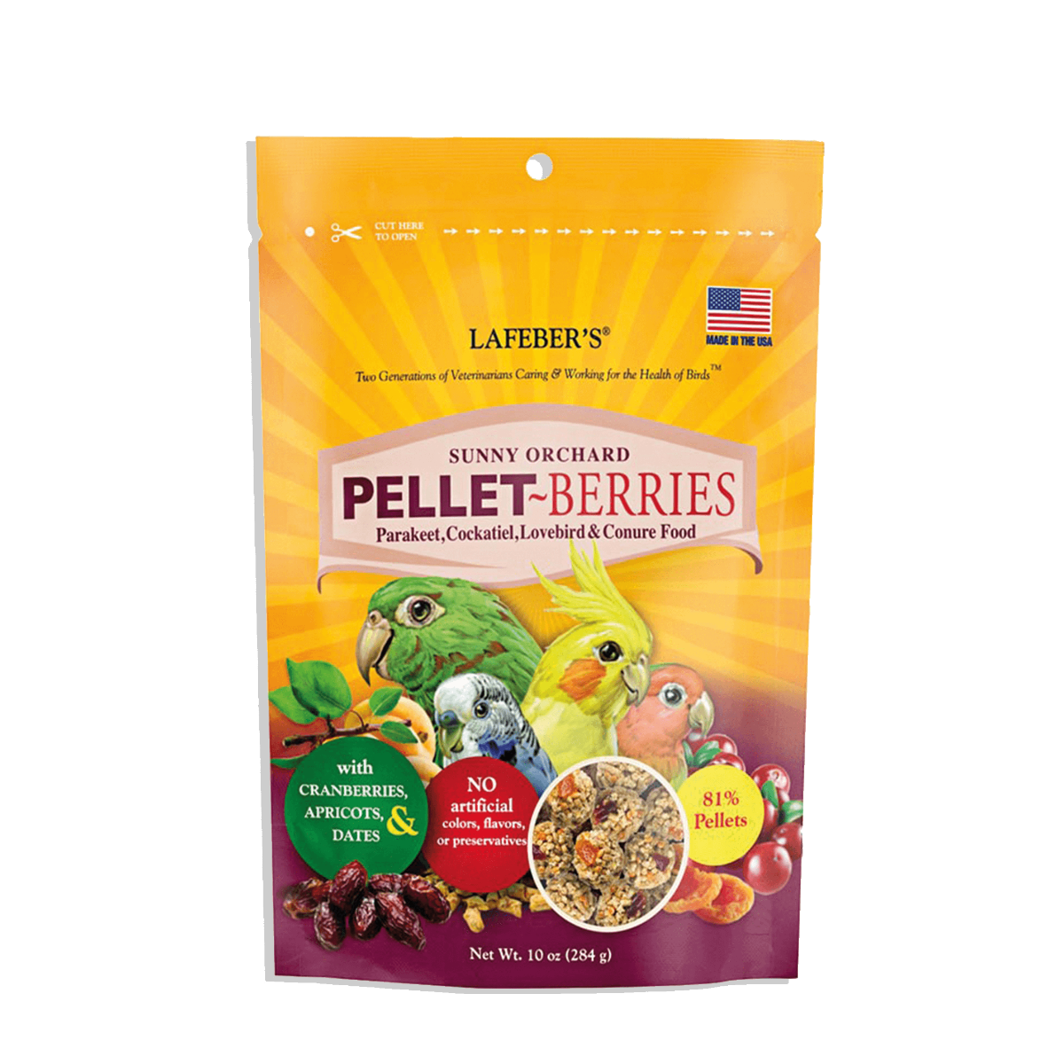 Lafeber pellet-berries para pequeñas aves 284 grs.