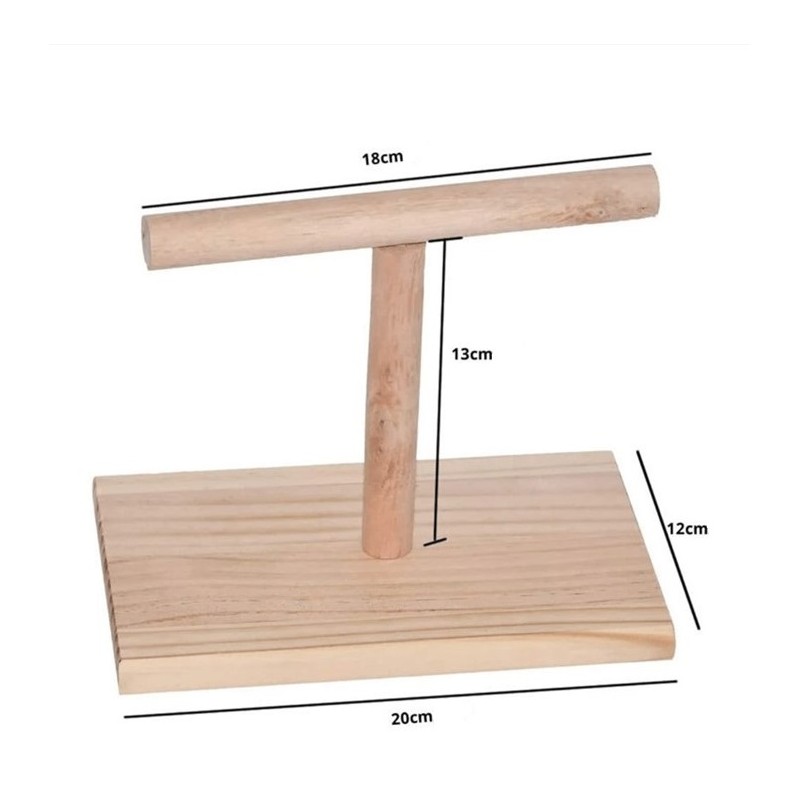 Percha T de madera - Imagen 2