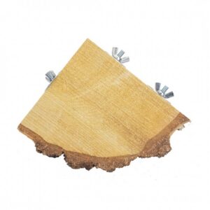 plataforma de esquina de madera