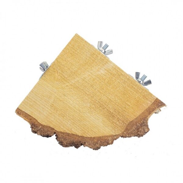 plataforma de esquina de madera