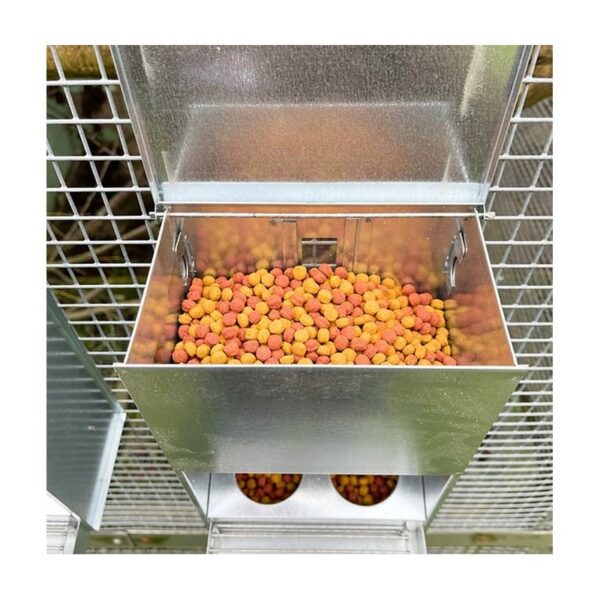 Tolva metálica para loros - Imagen 2