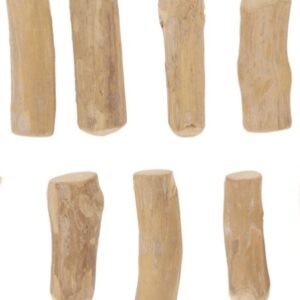 Pieza de madera java con agujero